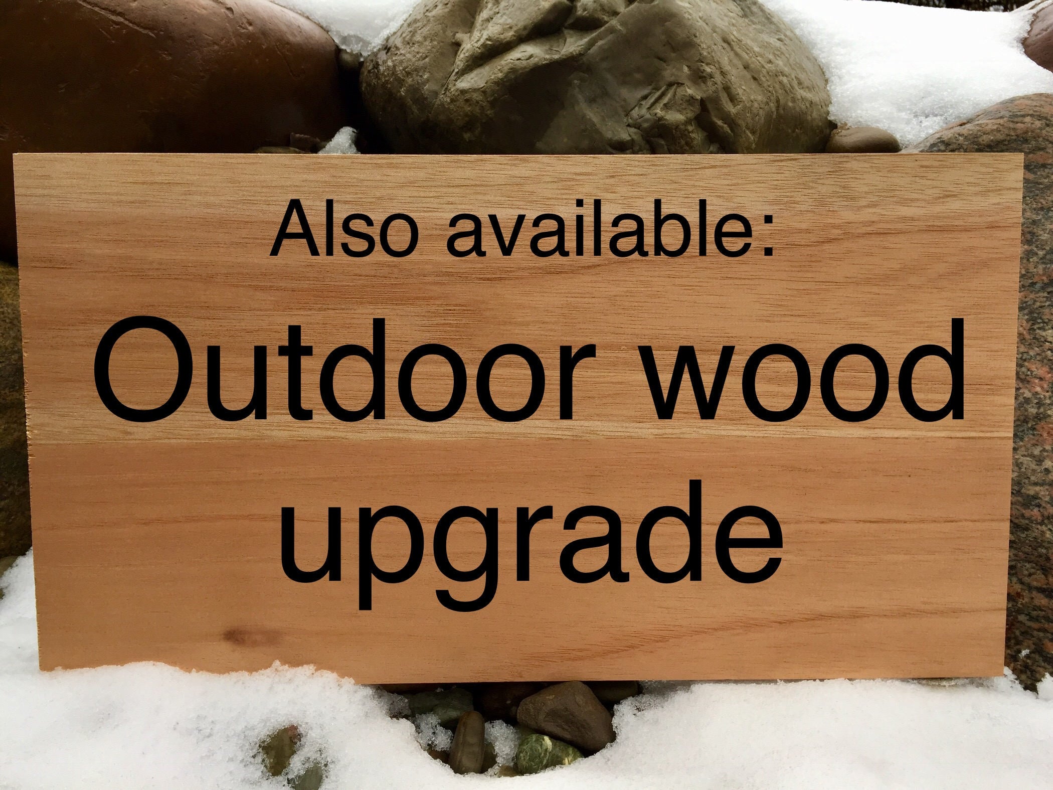 Custom Wooden Cabin Signs
