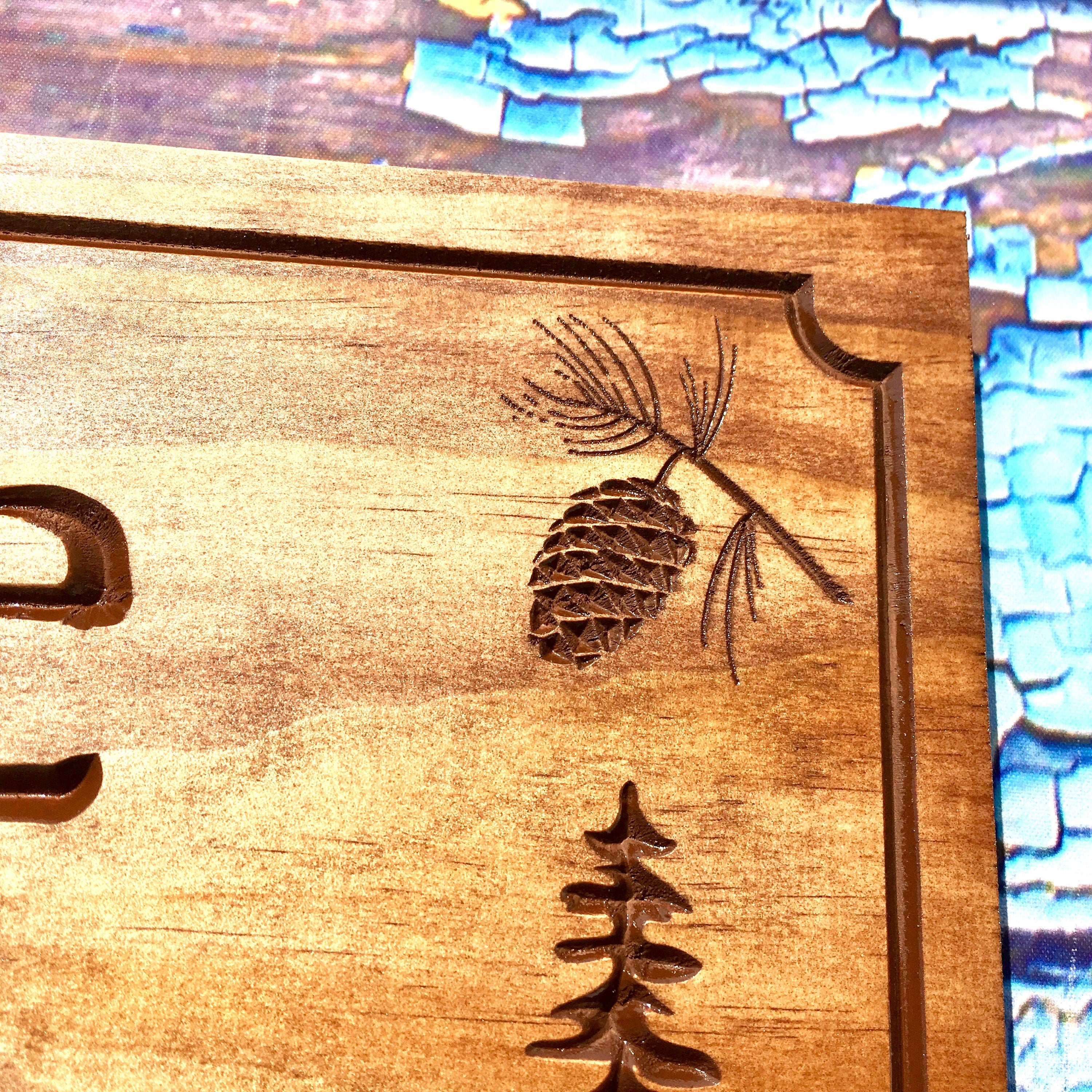 Custom Wooden Cabin Signs