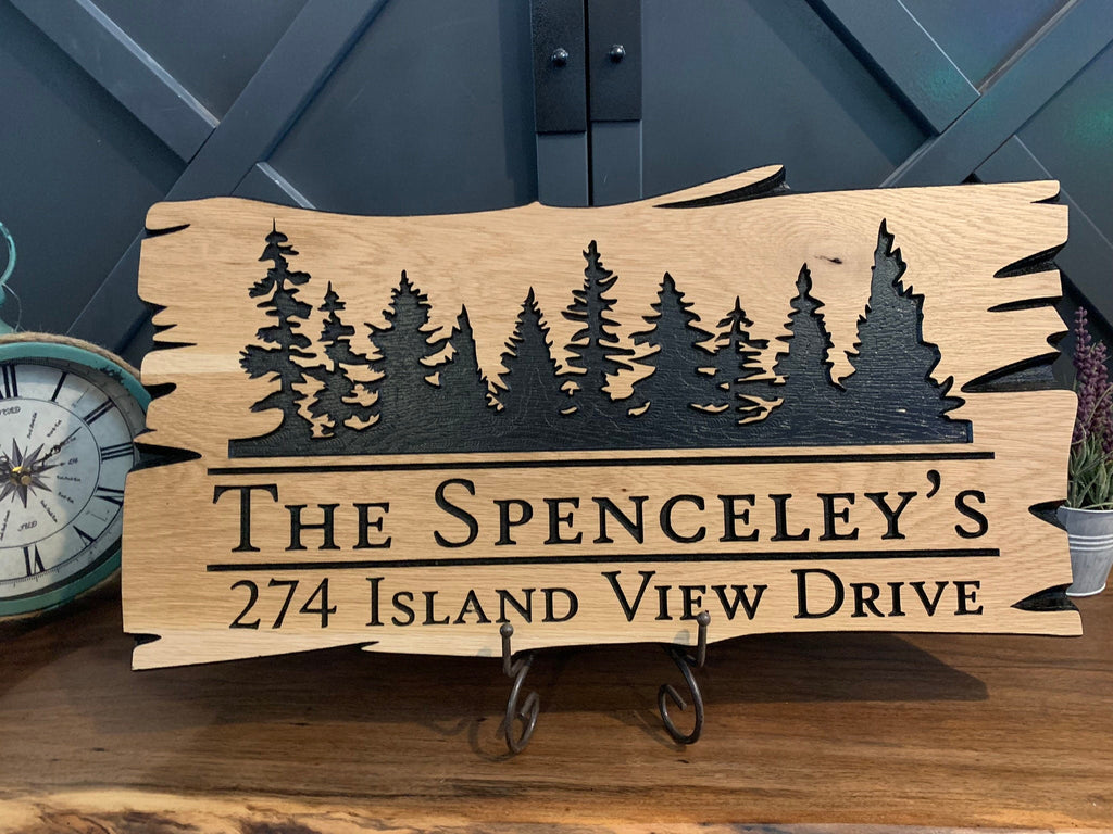 Personalized Outdoor Wood Sign