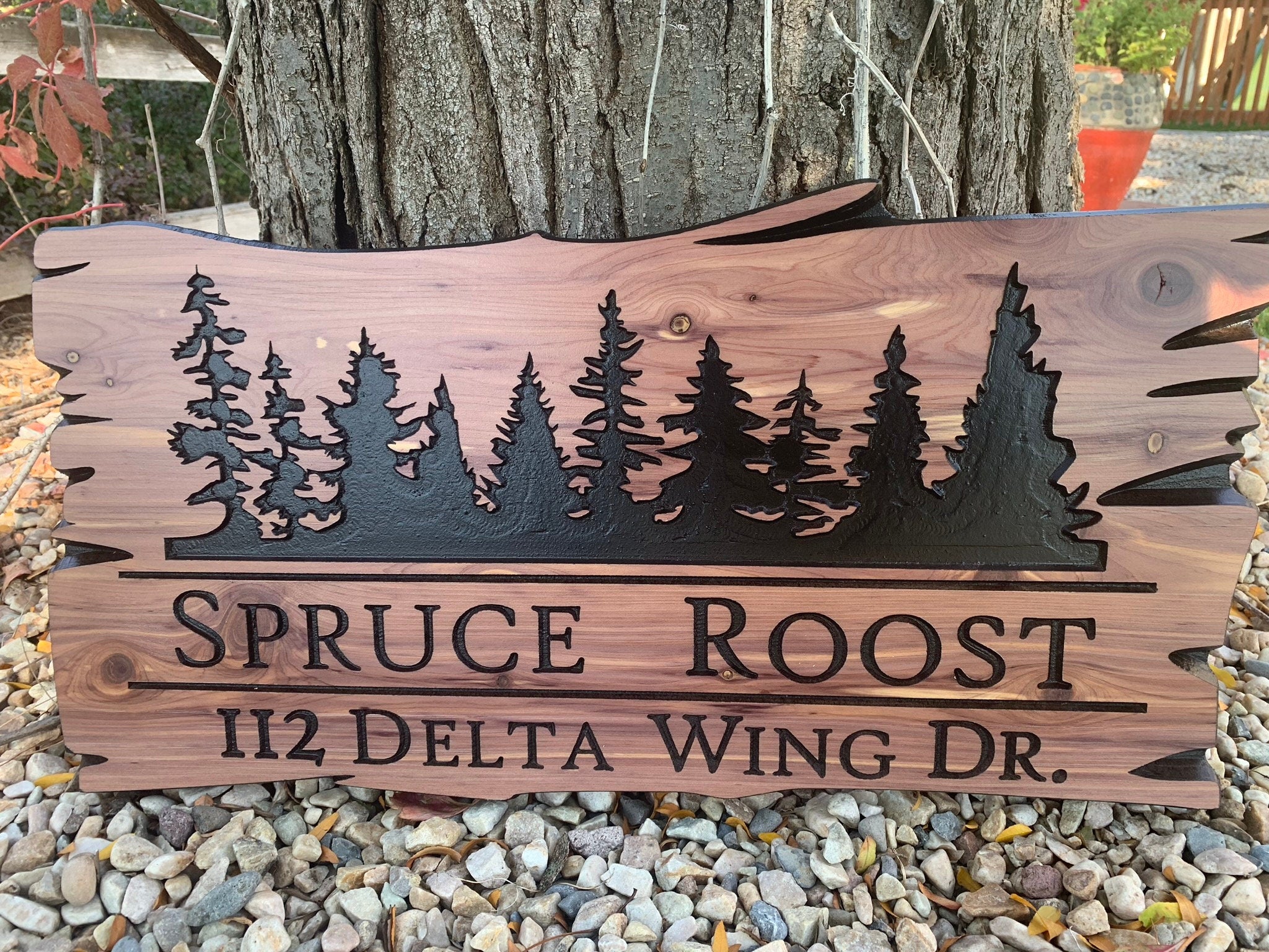 Personalized Outdoor Wood Sign