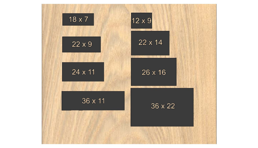 Custom Wooden Cabin Signs