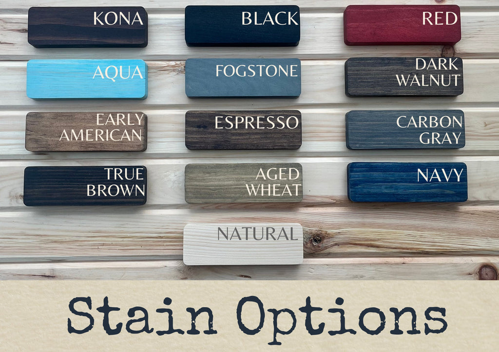 Custom Engraved Wood Sign