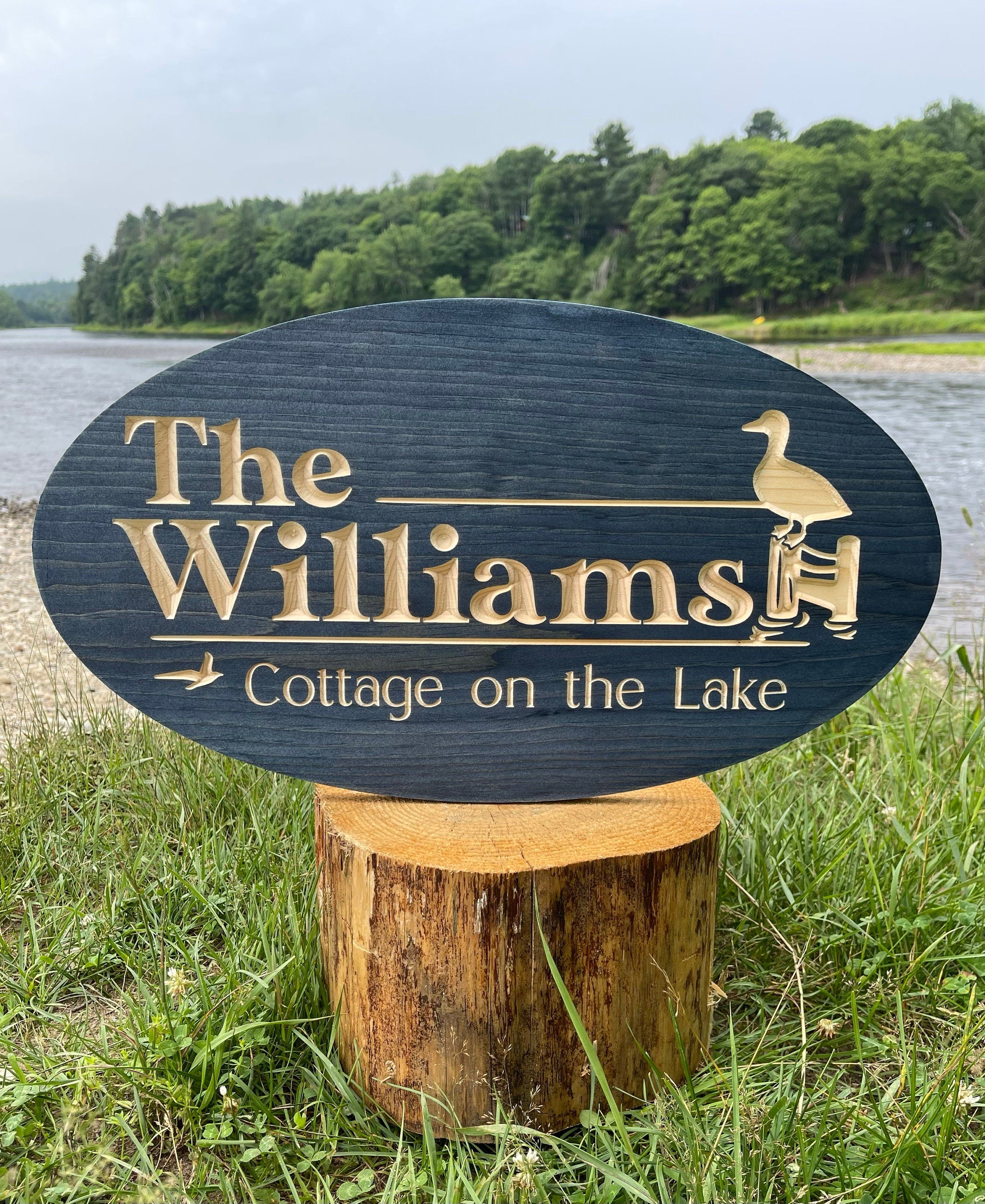 Custom Engraved Wood Sign