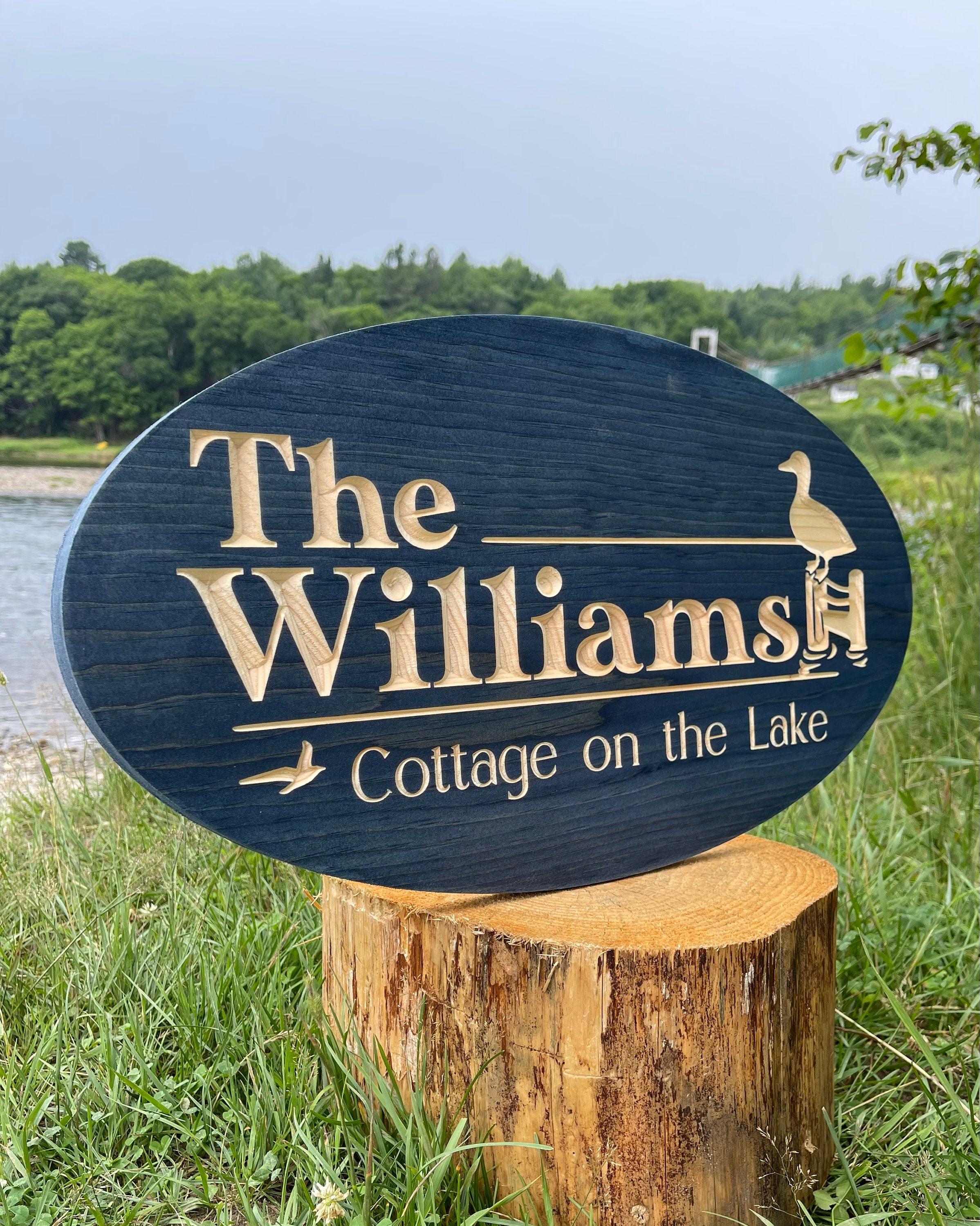 Custom Engraved Wood Sign