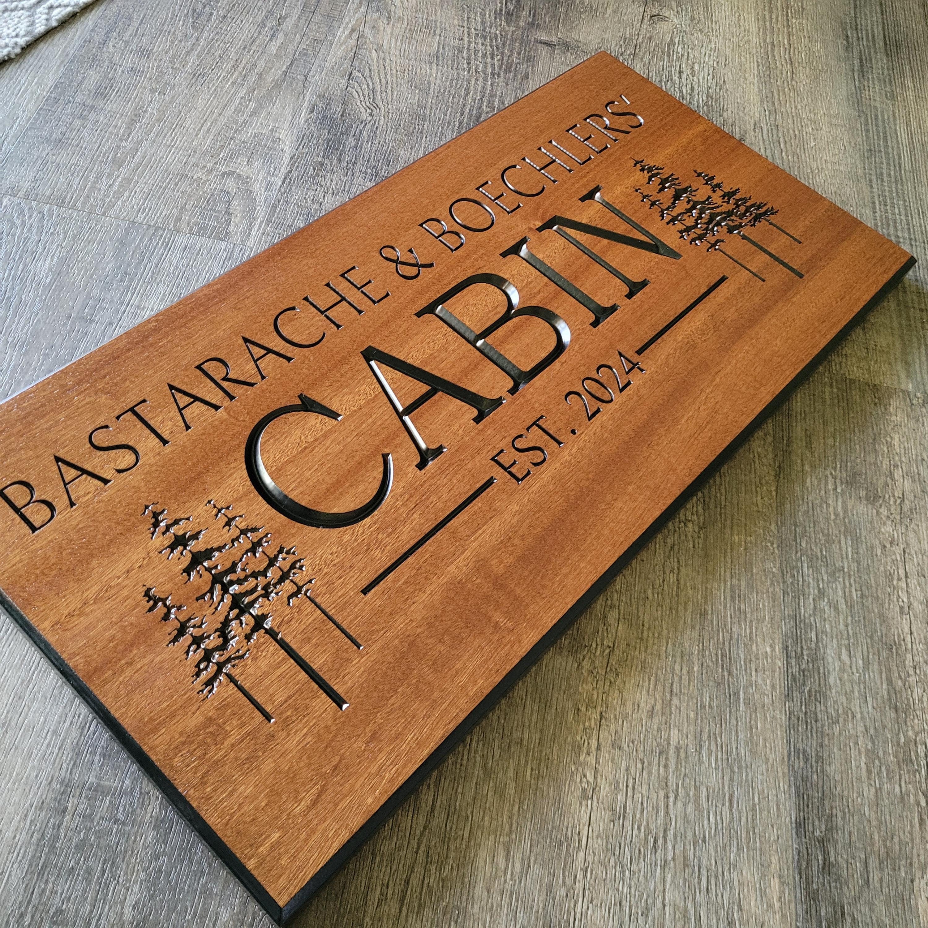 Custom Family Last Name Sign