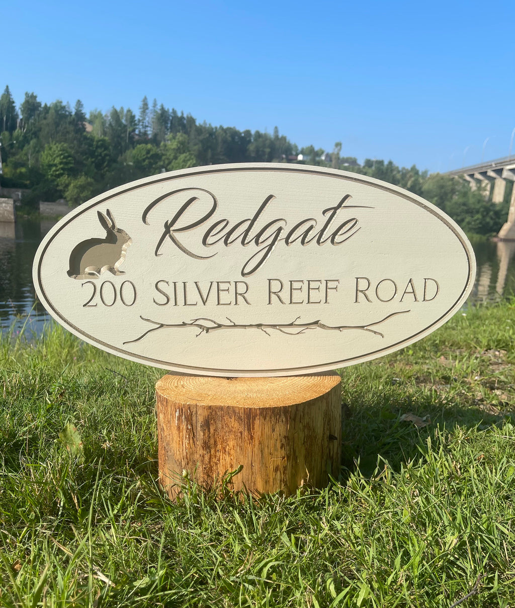 Custom Engraved Wood Sign