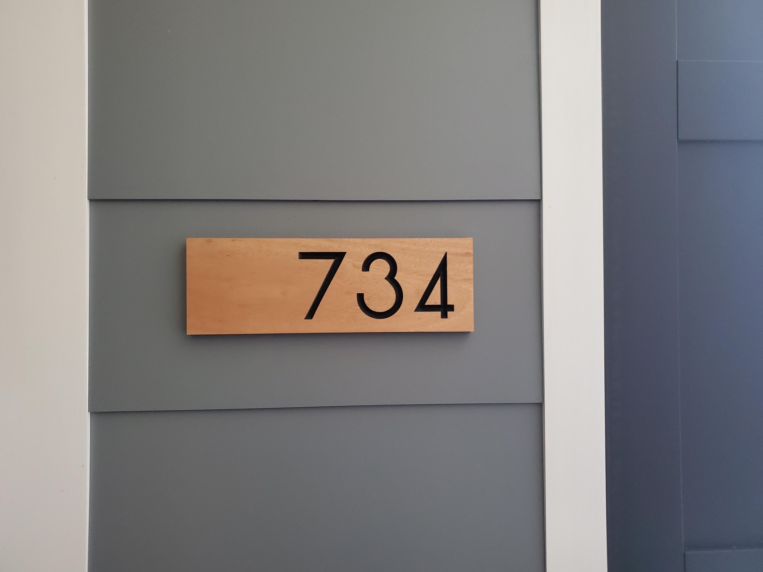 Personalized Home Address Numbers Sign