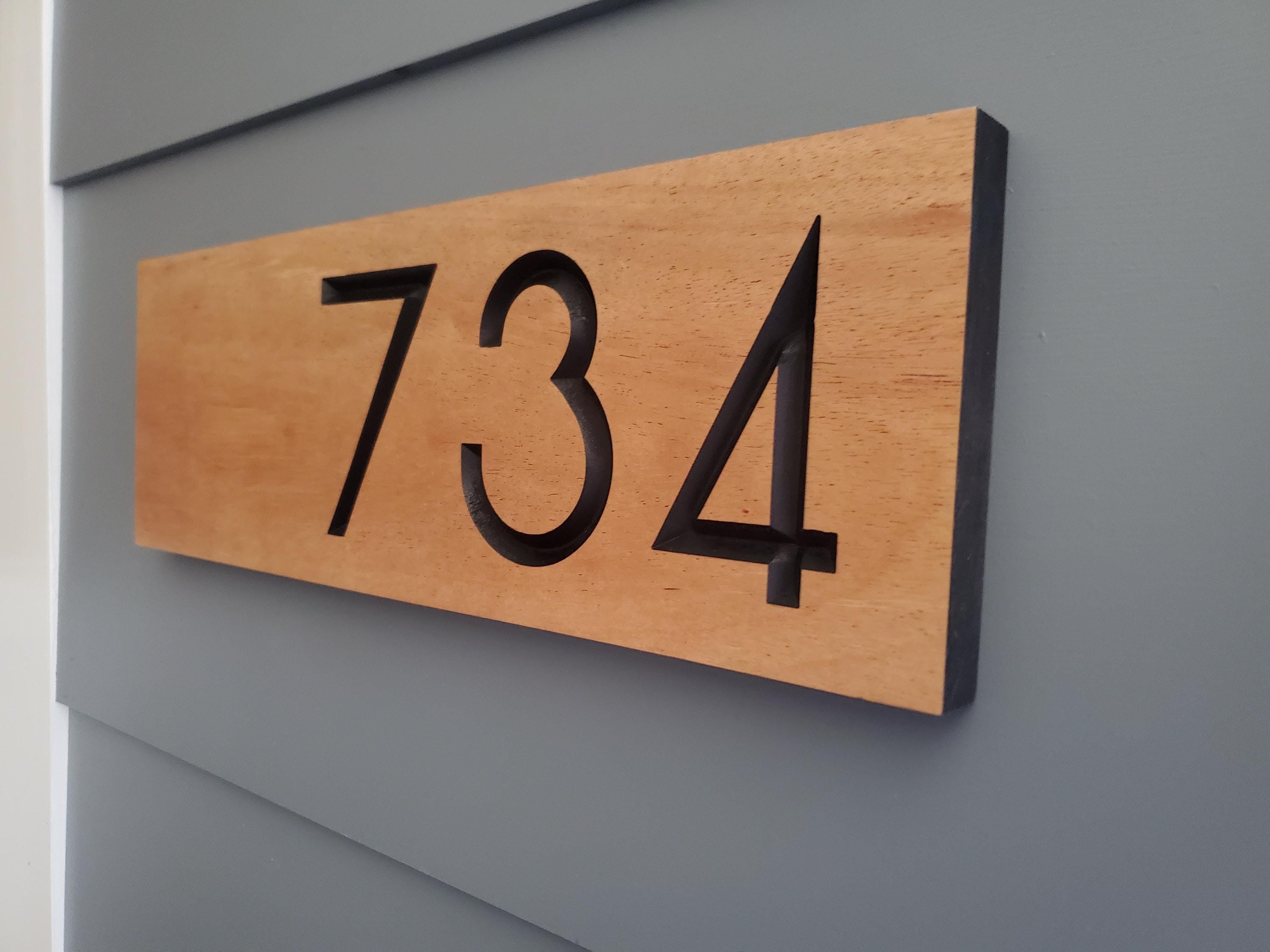 Personalized Home Address Numbers Sign