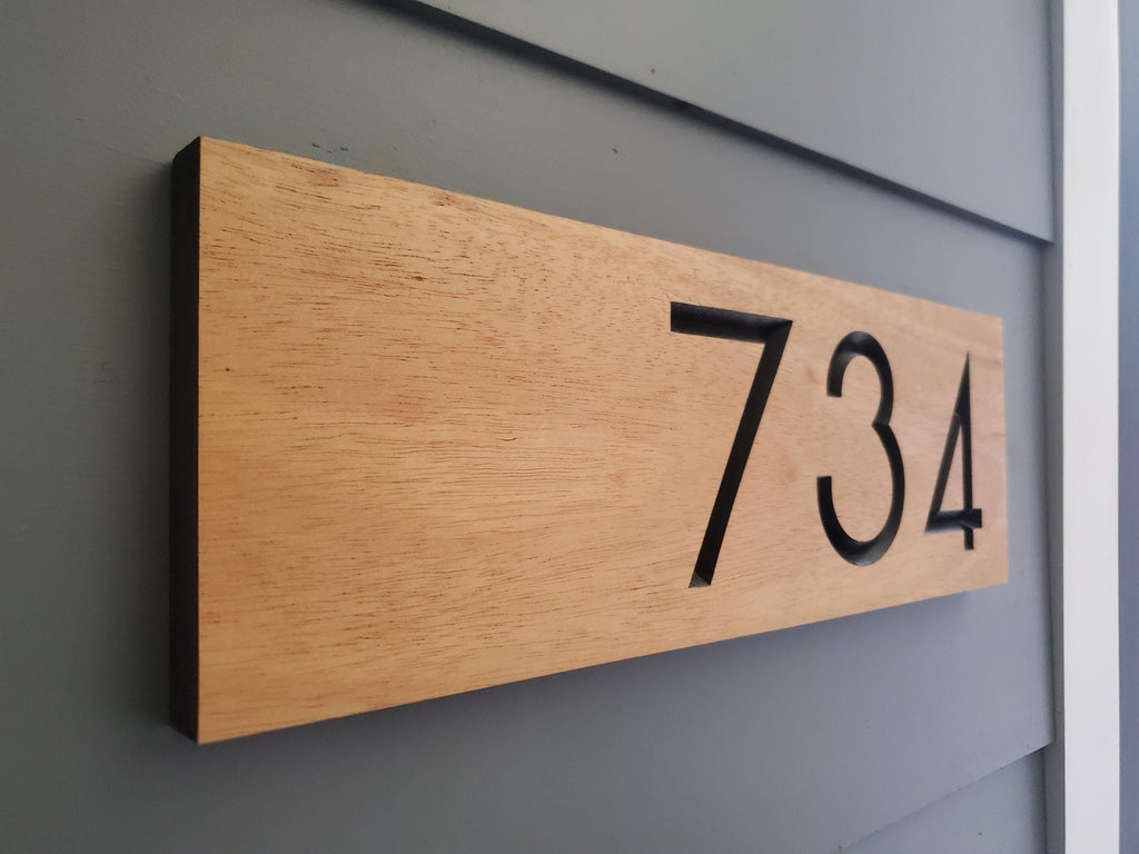Personalized Home Address Numbers Sign