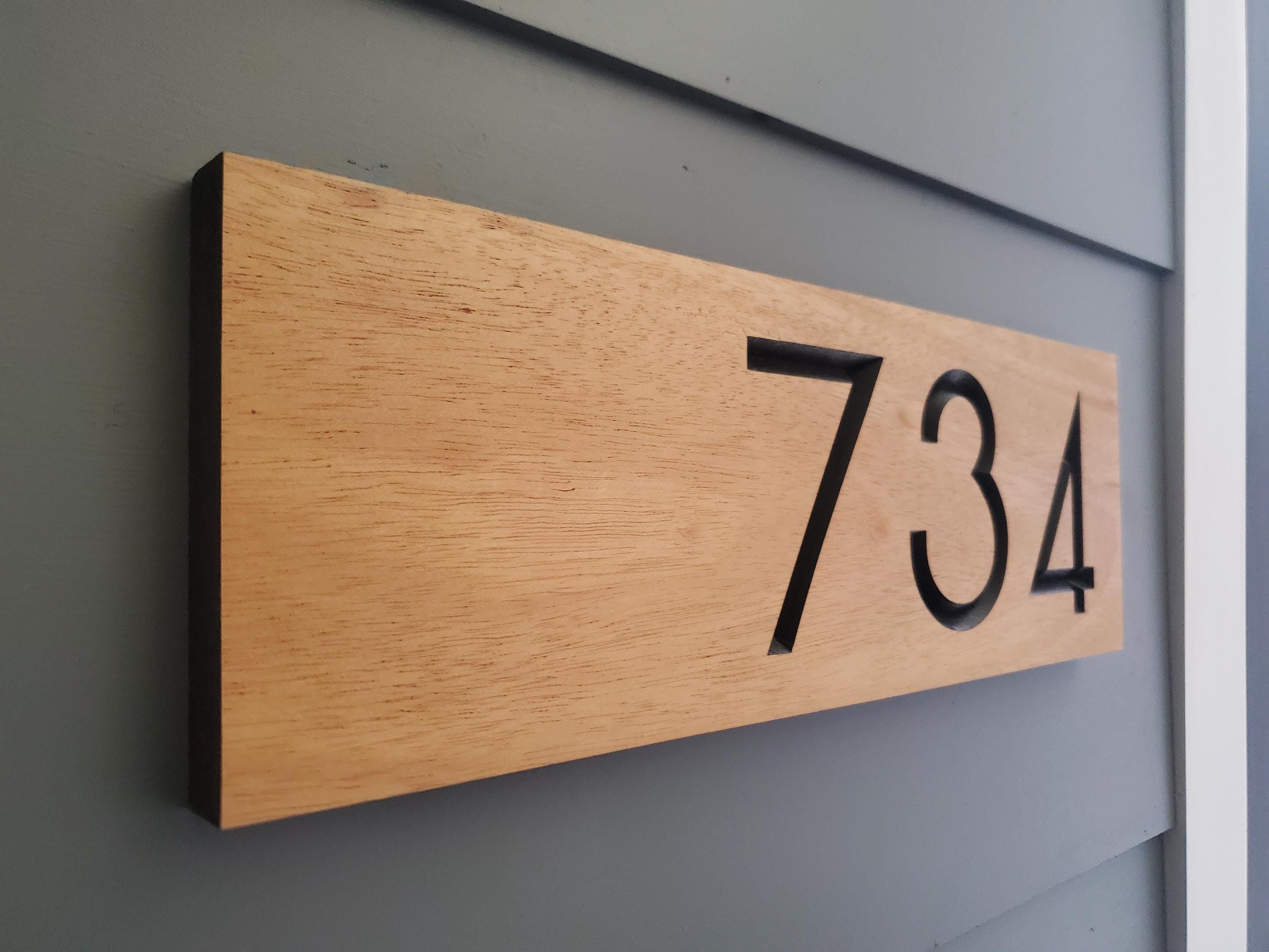Personalized Home Address Numbers Sign