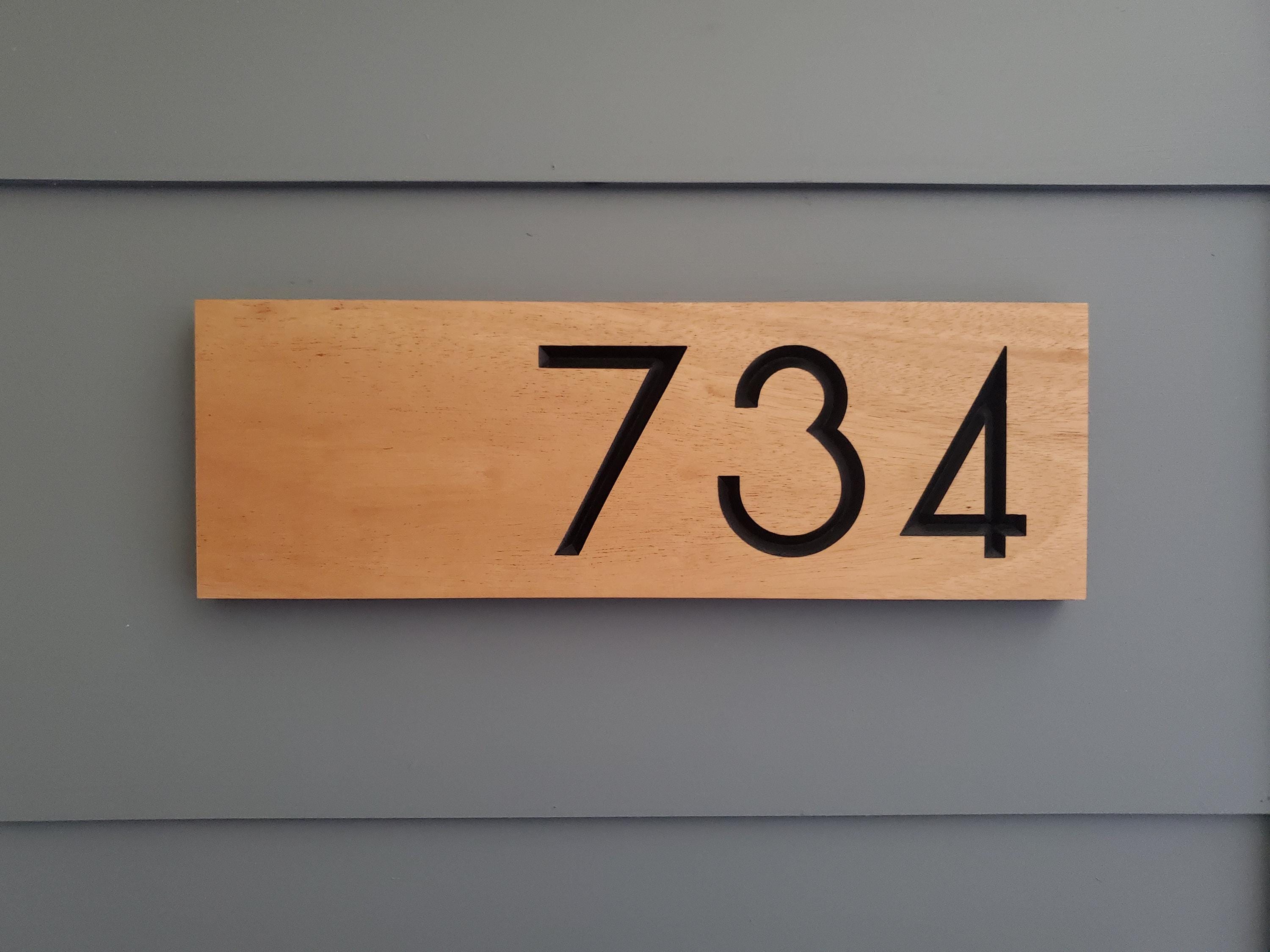 Personalized Home Address Numbers Sign
