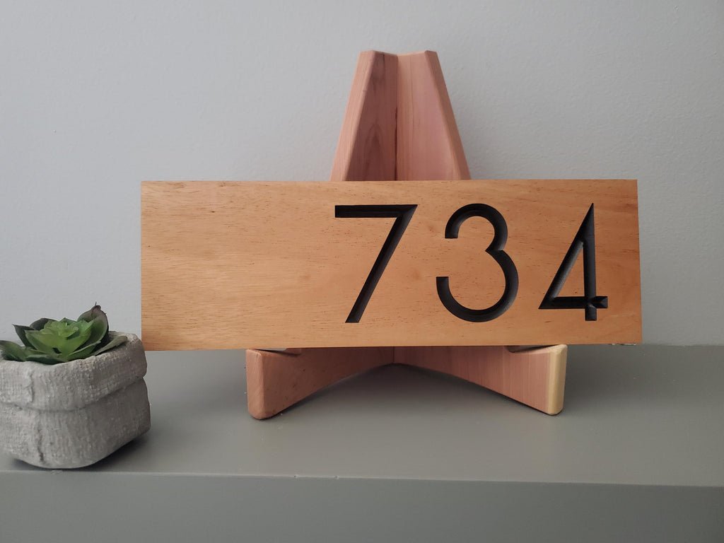 Personalized Home Address Numbers Sign