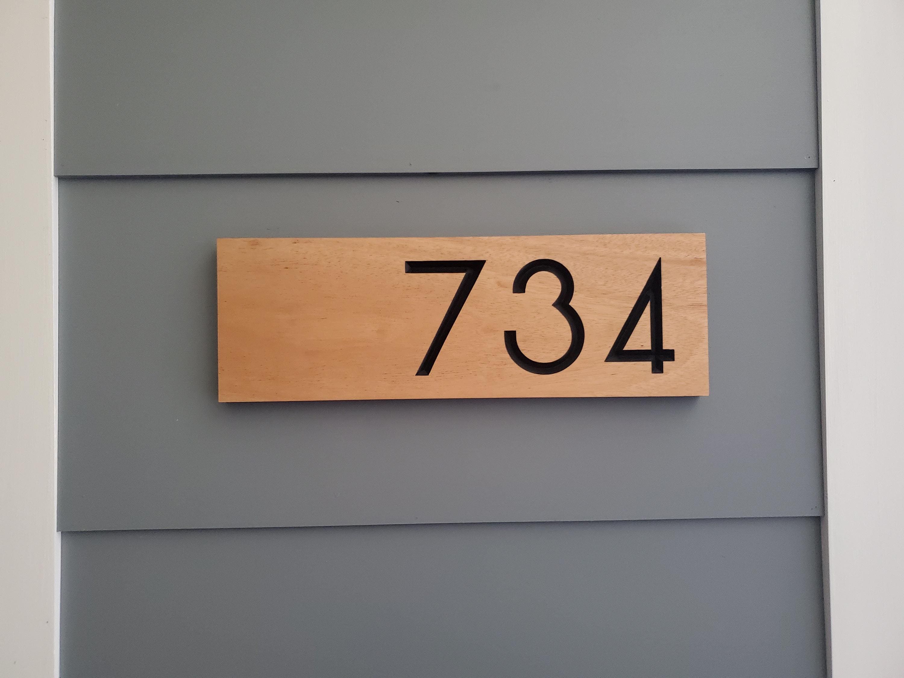 Personalized Home Address Numbers Sign