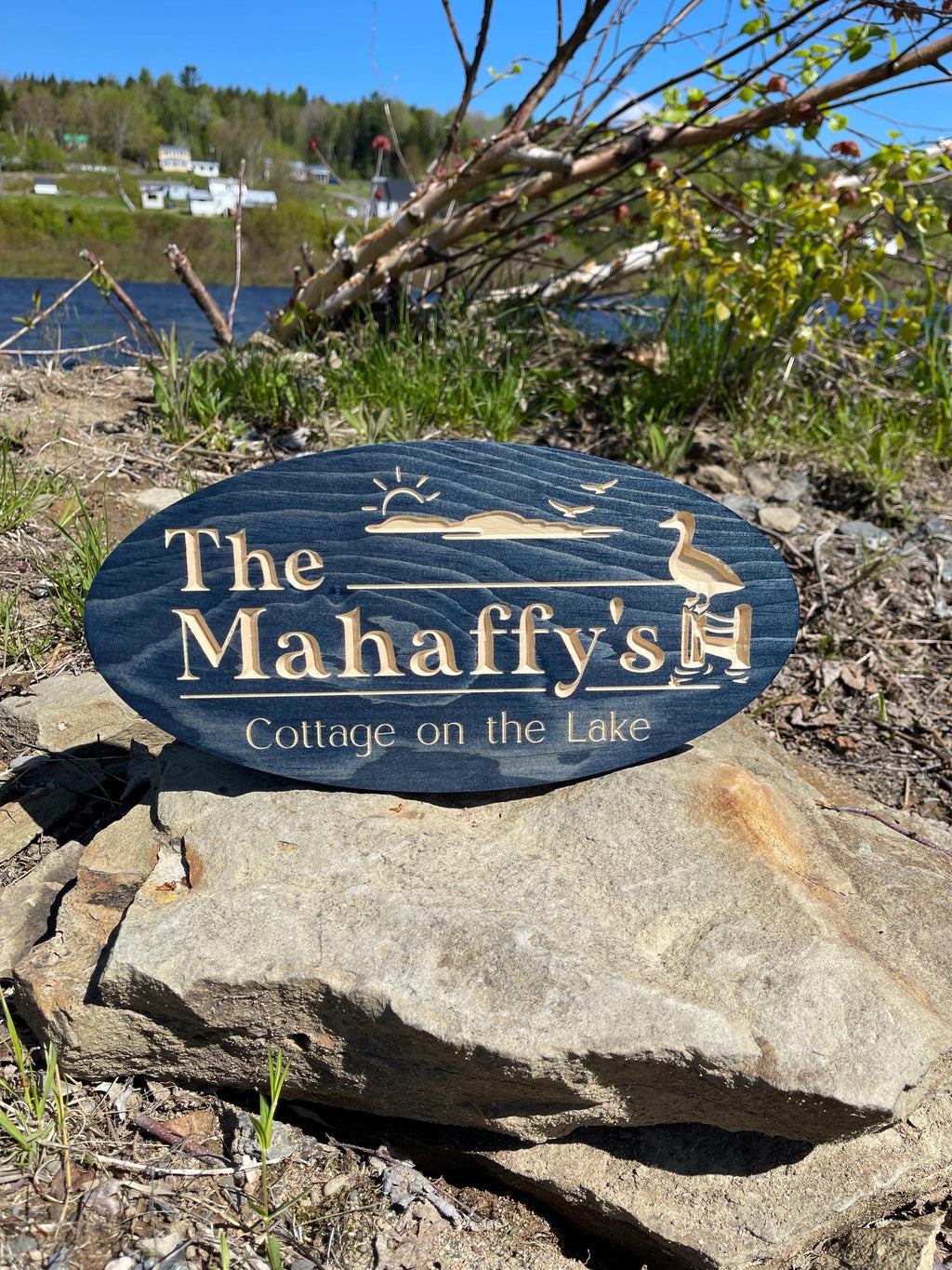 Custom Engraved Wood Sign